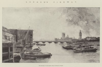 ロンドンのタイドウェイ 作： Charles Auguste Loye
